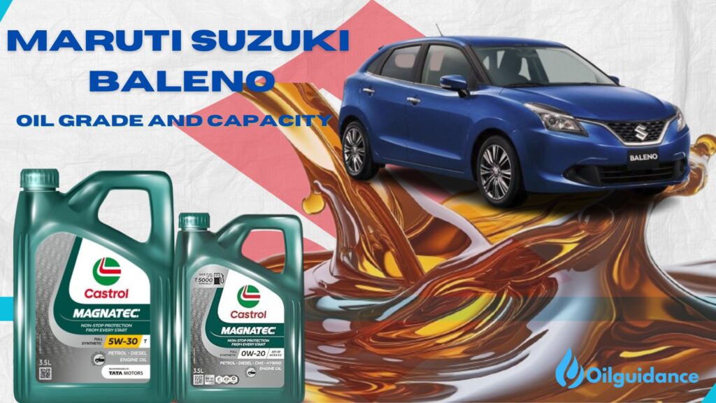 maruti baleno engine oil capacity