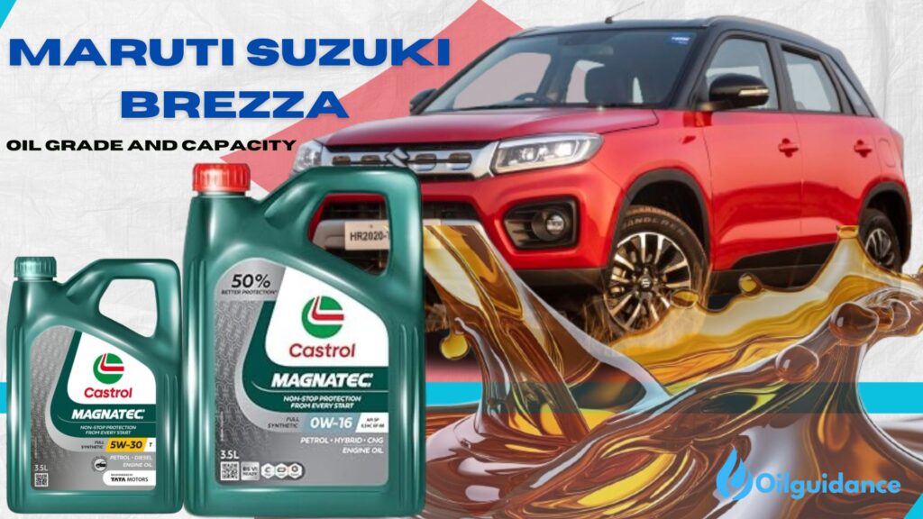 maruti brezza engine oil capacity