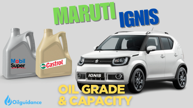 maruti ignis engine oil capacity
