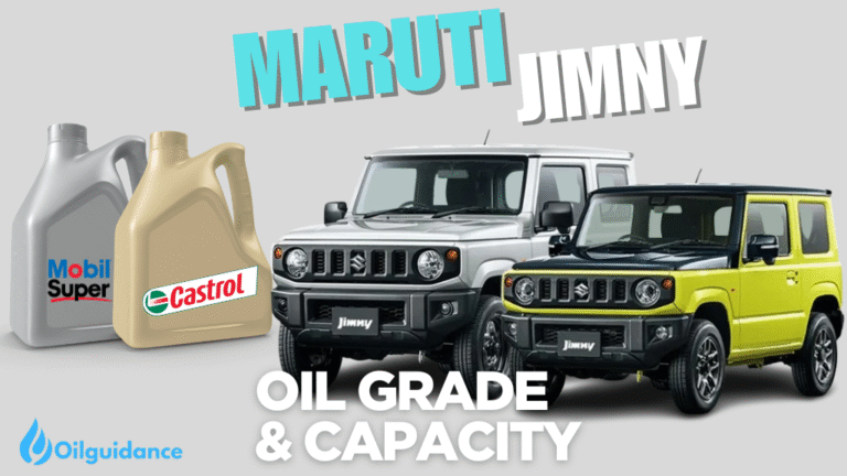maruti jimny engine oil capacity