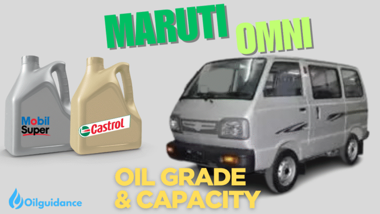 maruti omni engine oil capacity