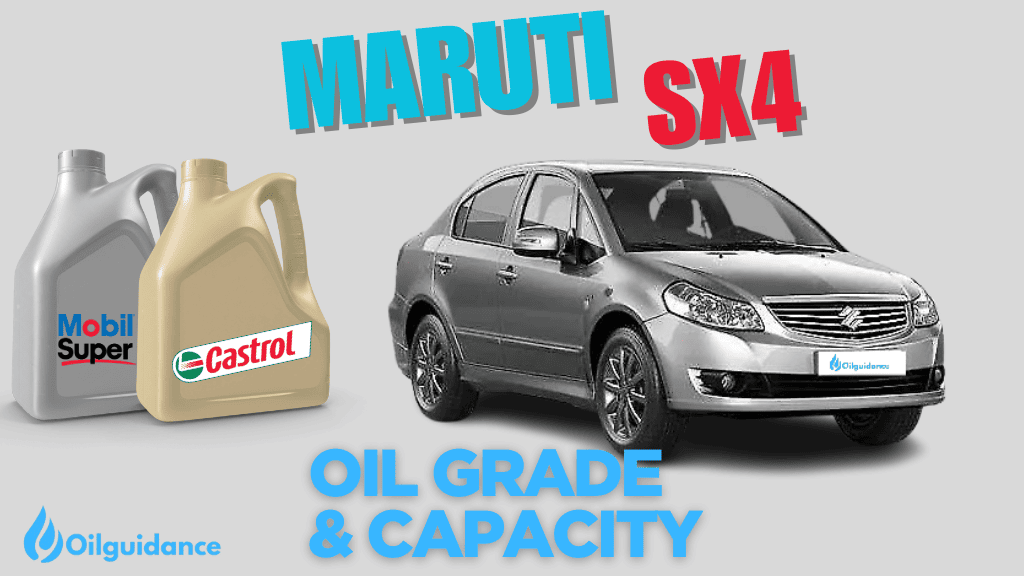 Maruti sx4 Engine Oil Capacity and Oil Type